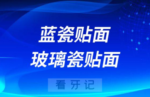 蓝瓷贴面和玻璃瓷贴面哪个最好有哪些区别