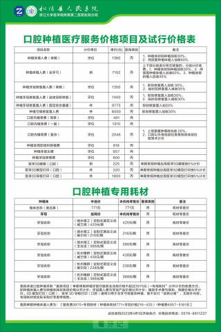 松阳**种植牙最新价格进展及政策