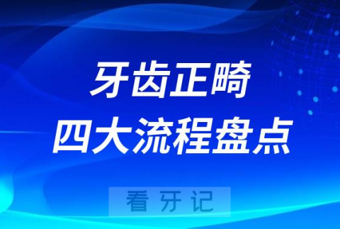 牙齿正畸六大流程盘点2023-2024