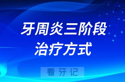 轻度中度重度牙周炎三大阶段治疗方式