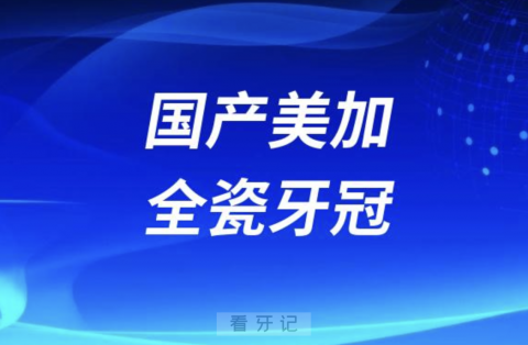 国产美加全瓷牙冠什么档次？和爱尔创哪个更好？