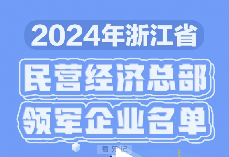 024年杭州民营企业排行榜名单"