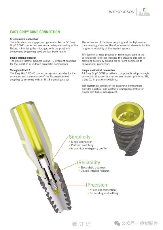 T.F.I Easy Grip Implants 种植体介绍