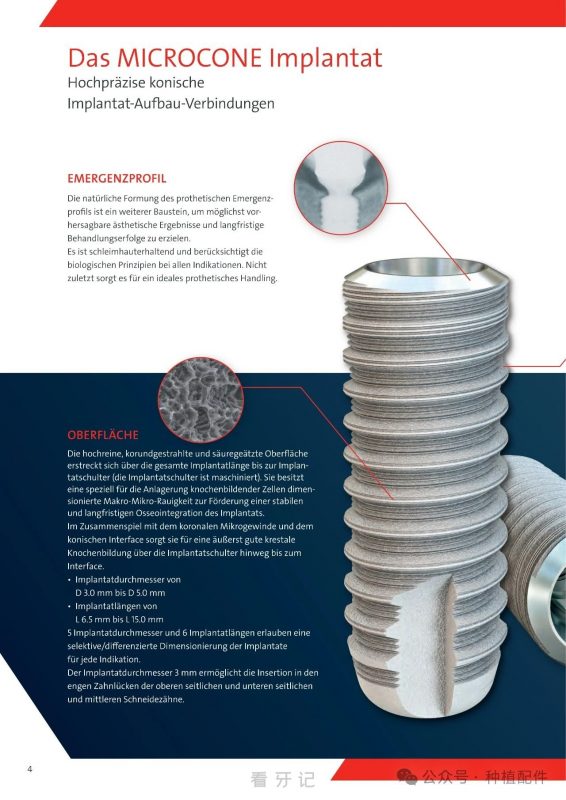 德国 Medentika Microcone 种植体介绍
